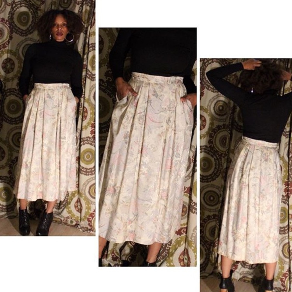 Vintage Midi Skirt